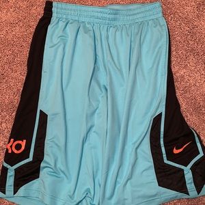 Baby blue Nike KD Athletic Shorts